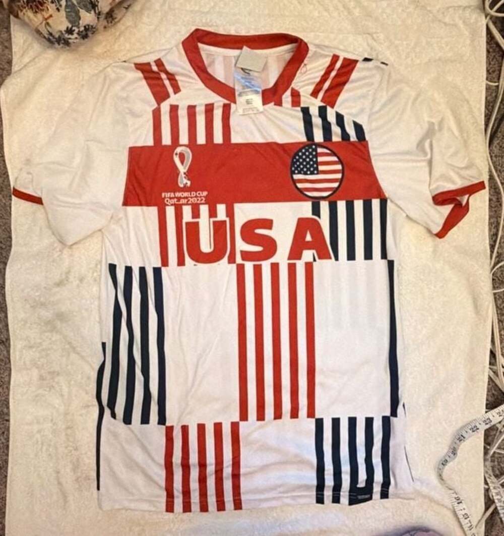 FIFA World Cup 2022 Qatar USA National Soccer Team Jersey Shirt